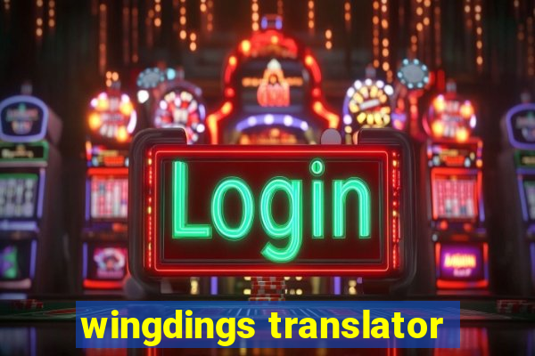 wingdings translator